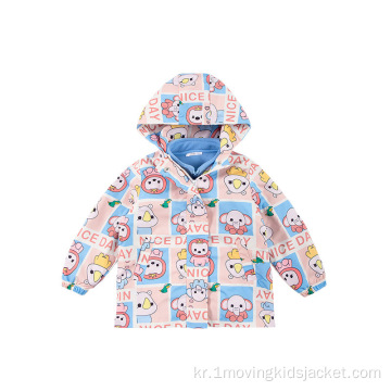 폴라 플리스 방풍 아동용 재킷